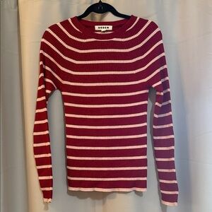 Boden sparkle striped shirt size medium